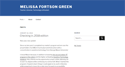 Desktop Screenshot of melissafortson.com