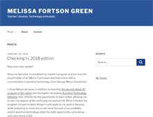 Tablet Screenshot of melissafortson.com